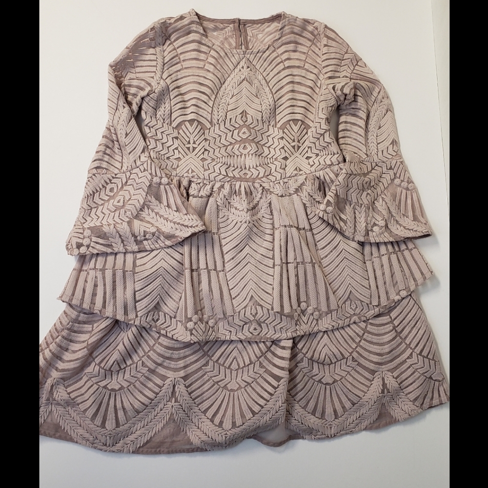 Girls Bardot Junior Embroidered dress - size 16